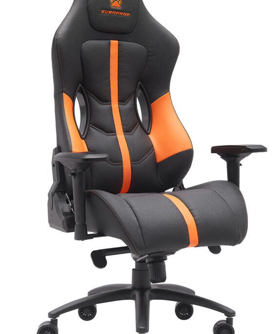 Геймерское кресло Everprof Jaguar (Ягуар) Экокожа Оранжевый