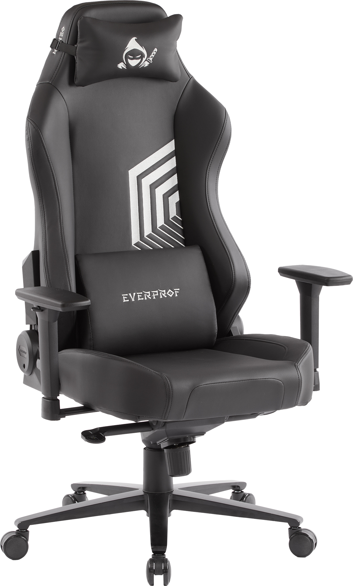 Геймерское кресло Everprof Hanzo (Ханзо) Экокожа Черный