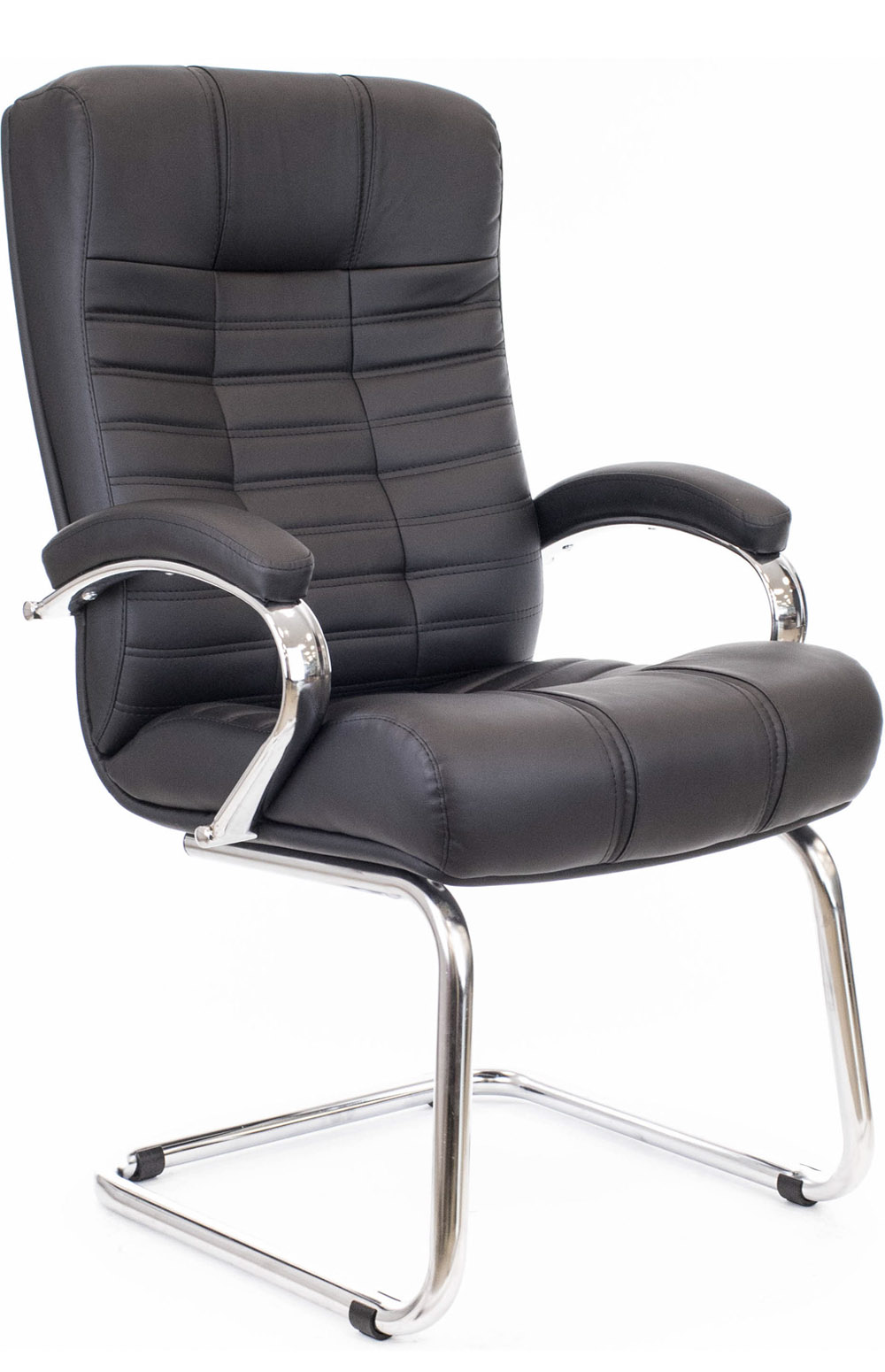 Кресло Everprof Atlant (Атлант) CF Экокожа Черный