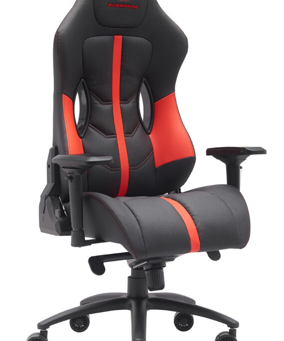 Геймерское кресло Everprof Jaguar (Ягуар) Экокожа Красный