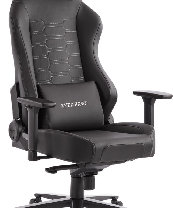 Геймерское кресло Everprof Blackshot (Блэкшот) Экокожа Черный