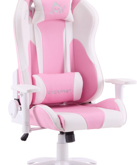 Геймерское кресло Everprof Katana (Катана) Экокожа Розовый