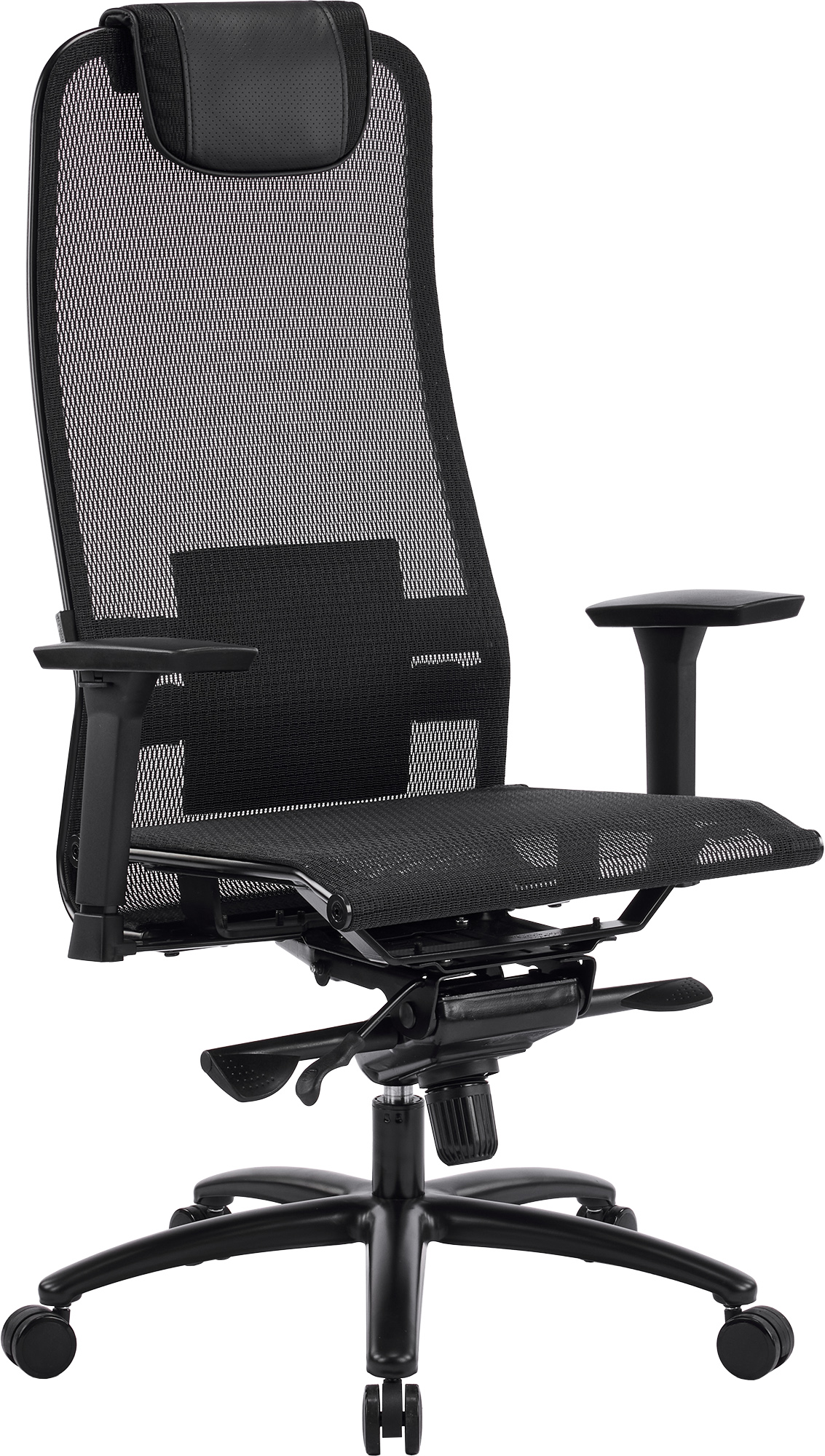 Кресло Deco Black Lux (Дэко Блэк Люкс) Сетка Черный